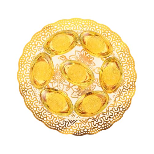 Yardenfun 1 Satz Glasplatte Ornament Dekorative Tischdekoration für Wohn und Arbeitsräume Glücksbringer für Esstisch und Wohnzimmertisch Glasdesign Perfektes für Freunde von Yardenfun