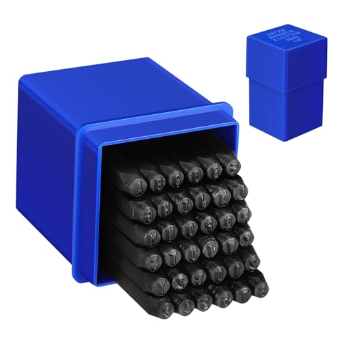 Yardenfun 1 Satz Metallstempel Set mit Zahlen und Buchstaben Teiliges Schlagstempel Werkzeug Karbonstahl für Präzises Kennzeichnen und Gravieren Yardenfun 1 Satz Metallstempel Set mit Zahlen und Buchstaben Teiliges Schlagstempel Werkzeug Karbonstahl für Präzises Kennzeichnen und Gravieren von Yardenfun