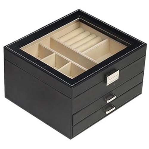 Yardenfun 1 Satz Multilayer Schmuck Organizer Box Schickes Aufbewahrungssystem für Schmuck für Ringe Ohrringe Anhänger Robuste und Sichere Aufbewahrung für Damen Perfektes für Besondere Yardenfun 1 Satz Multilayer Schmuck Organizer Box Schickes Aufbewahrungssystem für Schmuck für Ringe Ohrringe Anhänger Robuste und Sichere Aufbewahrung für Damen Perfektes für Besondere von Yardenfun