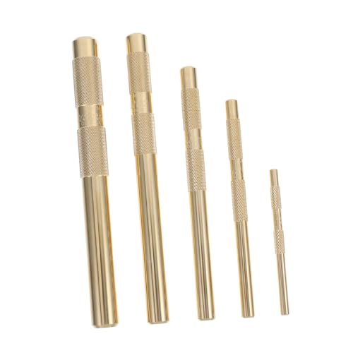 Yardenfun 1 Setzen Sie Hochleistungs-messing-punch-werkzeugkit Für Präzisionsloch-stanze Messing Drift Punches Für Automobil- Und Uhr Reparaturpunschwerkzeuge Für Metall Und Leder von Yardenfun