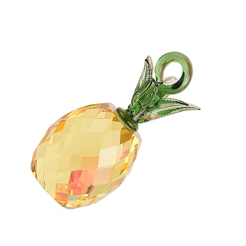 Yardenfun 1 Stück Kristall Ananas Dekoration Eleganter Wohnaccessoire aus Kristall für Wohnzimmer Büro und Schlafzimmer Stilvolle Tischdeko und Geschenkidee für Freunde von Yardenfun