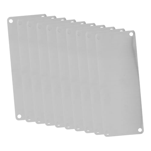 Yardenfun 10 Stück Teiliges Namensschild mit Löchern Dicke Metallplatten für Präzises Gravieren Vielseitig Einsetzbar für Briefkästen Büro Zuhause Einfach zu Bedrucken und Bearbeiten Yardenfun 10 Stück Teiliges Namensschild mit Löchern Dicke Metallplatten für Präzises Gravieren Vielseitig Einsetzbar für Briefkästen Büro Zuhause Einfach zu Bedrucken und Bearbeiten von Yardenfun