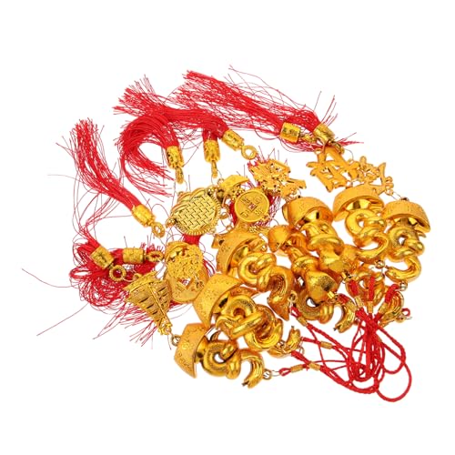 Yardenfun 10Stücke Chinesische Neujahrsdekorationen Quasten Anhänger für Pflanzen Glücksbringer im des Frühlingsfestes für Zuhause Restaurant Festlichkeiten Yardenfun 10Stücke Chinesische Neujahrsdekorationen Quasten Anhänger für Pflanzen Glücksbringer im des Frühlingsfestes für Zuhause Restaurant Festlichkeiten von Yardenfun