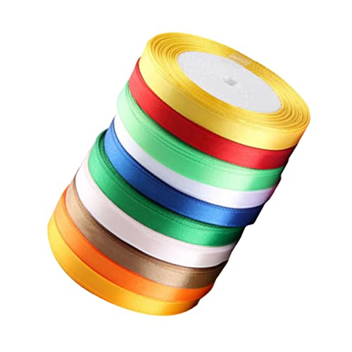 Yardenfun 12 Stück Teiliges Geschenkband aus Langlebigem Polyester Satinband in Bunten Farben für Geschenkverpackungen Hochzeitsdekorationen und DIY Bastelarbeiten Zufällige Zufällige Farbe Yardenfun 12 Stück Teiliges Geschenkband aus Langlebigem Polyester Satinband in Bunten Farben für Geschenkverpackungen Hochzeitsdekorationen und DIY Bastelarbeiten Zufällige Zufällige Farbe von Yardenfun