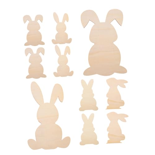 Yardenfun 12Stücke Holz Hasen DIY Bastelornamente für Ostern Unvollendete Kaninchenformen Gestalten Kreative Bastelideen für Erwachsene Beige Yardenfun 12Stücke Holz Hasen DIY Bastelornamente für Ostern Unvollendete Kaninchenformen Gestalten Kreative Bastelideen für Erwachsene Beige von Yardenfun