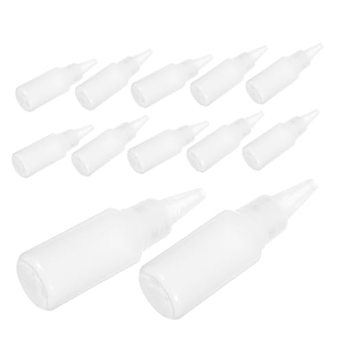 Yardenfun 12Stücke Transparente Quetschflaschen Kunststoff Applikatorflaschen mit Feiner Spitze für Präzises Dosieren Flüssigkeiten für Bastelarbeiten Yardenfun 12Stücke Transparente Quetschflaschen Kunststoff Applikatorflaschen mit Feiner Spitze für Präzises Dosieren Flüssigkeiten für Bastelarbeiten von Yardenfun