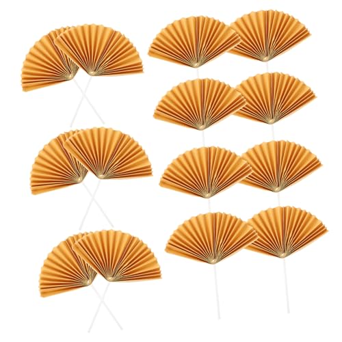 Yardenfun 16 Stück Kreative Fächer Cake Topper für Geburtstagsfeiern Einzigartige Cupcake Deko Stabile Tortendeko für Hochzeiten und Partys Yardenfun 16 Stück Kreative Fächer Cake Topper für Geburtstagsfeiern Einzigartige Cupcake Deko Stabile Tortendeko für Hochzeiten und Partys von Yardenfun