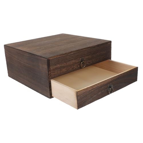Yardenfun 1Stück Aufbewahrungsbox Holz Vintage Schubladenbox mit Praktischer Schubladengestaltung Stapelbar Platzsparend für Kleinigkeiten Diverse Aufbewahrungslösungen Yardenfun 1Stück Aufbewahrungsbox Holz Vintage Schubladenbox mit Praktischer Schubladengestaltung Stapelbar Platzsparend für Kleinigkeiten Diverse Aufbewahrungslösungen von Yardenfun