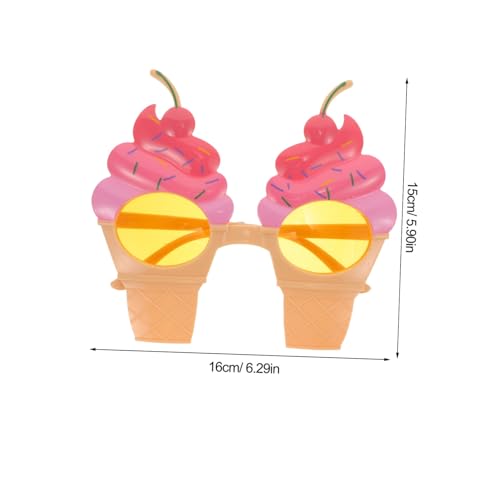 Yardenfun 2 Stück Lustige Hawaii Party Sonnenbrille Eiscreme Design Leichte Kostümbrille für Sommer Strand Beach Party Bunte Foto Requisiten für Karneval und Tanzveranstaltungen Yardenfun 2 Stück Lustige Hawaii Party Sonnenbrille Eiscreme Design Leichte Kostümbrille für Sommer Strand Beach Party Bunte Foto Requisiten für Karneval und Tanzveranstaltungen von Yardenfun
