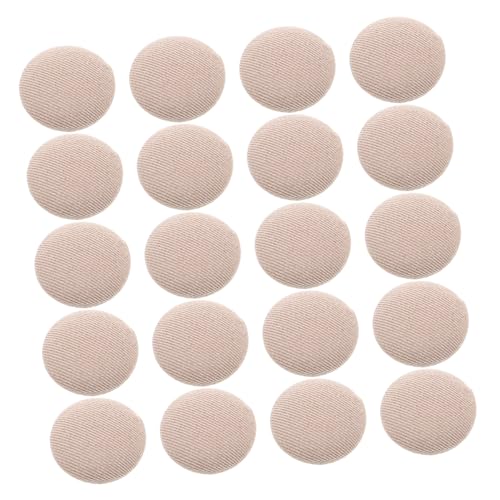 Yardenfun 20 Stück Baseballkappenknöpfe Ersatzknöpfe Für Die Oberseite Der Mütze Mit Stoff Überzogen Für Mützenersatz Reparatur Jeans Nähen Khaki von Yardenfun