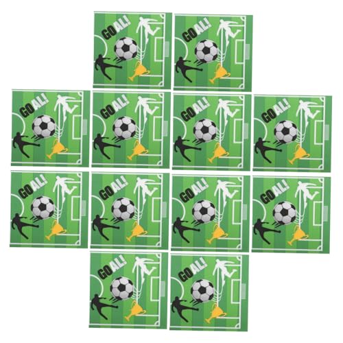 Yardenfun 20 Stück Fußball Servietten Mit Fußball Motiven Party Zubehör Fußball Servietten Für Partys Dessert Servietten Geburtstagsservietten Fußball Party Dekorationen Papier Yardenfun 20 Stück Fußball Servietten Mit Fußball Motiven Party Zubehör Fußball Servietten Für Partys Dessert Servietten Geburtstagsservietten Fußball Party Dekorationen Papier von Yardenfun