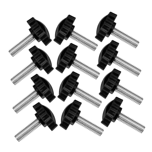 Yardenfun 20 Stück Handverdrehung mechanischer Griff Handknopfschraube Star Knob -Mann Sternknopf Klemme Griff Nuss geschraubte Handknöpfe Ersatzhandgriff Plastikfadenknöpfe Edelstahl Yardenfun 20 Stück Handverdrehung mechanischer Griff Handknopfschraube Star Knob -Mann Sternknopf Klemme Griff Nuss geschraubte Handknöpfe Ersatzhandgriff Plastikfadenknöpfe Edelstahl von Yardenfun
