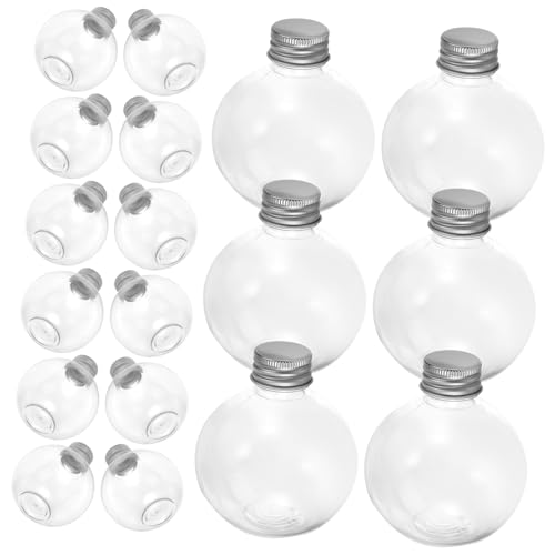Yardenfun 25 Stück 150 Ml Transparente Kunststoff-dekorflaschen Für Bastelarbeiten Flaschen Schnapsflaschen Kugelförmige Behälter Mit Auslaufschutz Yardenfun 25 Stück 150 Ml Transparente Kunststoff-dekorflaschen Für Bastelarbeiten Flaschen Schnapsflaschen Kugelförmige Behälter Mit Auslaufschutz von Yardenfun