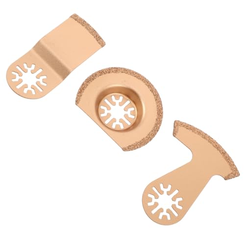 Yardenfun 3 STÜCKE Oszillierende Hartmetall sägeblätter Set für Fliesenschnitt Universal Klingen Leicht Einfach Montierbar Geeignet für Fugenmörtel und Feinschliff von Yardenfun
