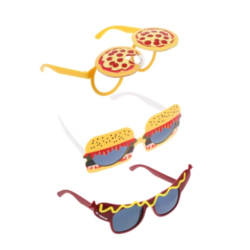 Yardenfun 3 Stück Lustige Partybrillen in Burger Hot Dog und Leichte Kostüm Sonnenbrillen mit Transparenten Gläsern für Karneval Geburtstag Weihnachten Strand und Fotoboxspaß Yardenfun 3 Stück Lustige Partybrillen in Burger Hot Dog und Leichte Kostüm Sonnenbrillen mit Transparenten Gläsern für Karneval Geburtstag Weihnachten Strand und Fotoboxspaß von Yardenfun
