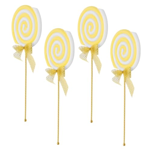 Yardenfun 4 Stück Große Bunte Lutscher Deko Schaumstoff Lollipop Requisiten für Kindergarten Geburtstagsfeiern und Fotografie Partydekoration für Fröhliche Yardenfun 4 Stück Große Bunte Lutscher Deko Schaumstoff Lollipop Requisiten für Kindergarten Geburtstagsfeiern und Fotografie Partydekoration für Fröhliche von Yardenfun