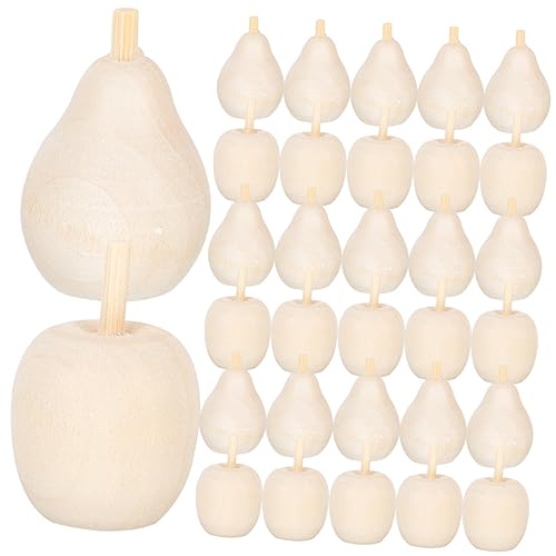 Yardenfun 40 Stück Teiliges Unbemalte Holzfrüchte für Diy Bastelarbeiten Kreative Holzfiguren für Dekoration und Handwerkliche Projekte Yardenfun 40 Stück Teiliges Unbemalte Holzfrüchte für Diy Bastelarbeiten Kreative Holzfiguren für Dekoration und Handwerkliche Projekte von Yardenfun
