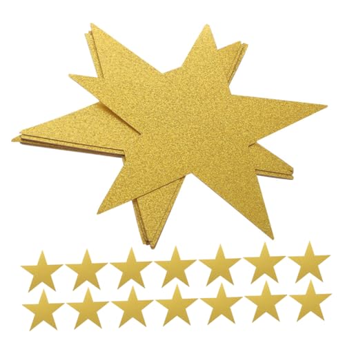 Yardenfun 48 Stück Teiliges Goldene Papiersterne Handgeschnittene Stern Ausschnitte für Pinnwand und Klassenzimmerdekoration Reißfest und Langlebig für Diy Bastelprojekte Malen und Kreative Yardenfun 48 Stück Teiliges Goldene Papiersterne Handgeschnittene Stern Ausschnitte für Pinnwand und Klassenzimmerdekoration Reißfest und Langlebig für Diy Bastelprojekte Malen und Kreative von Yardenfun