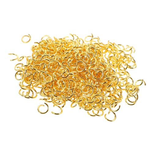 Yardenfun 500 Stück Edelstahl Offene Biegeringe Schmuckherstellung DIY Verbindungsringe für Halsketten Armbänder Schmuckreparatur Zubehör von Yardenfun