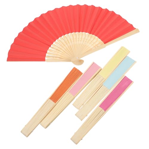 Yardenfun 6 Stück Faltbare Handfächer für Diy Teiliges aus Blankopapier Tragbare Fächer für Tanz Partys Hochzeiten und Kinderzimmerdekoration Gemischt Yardenfun 6 Stück Faltbare Handfächer für Diy Teiliges aus Blankopapier Tragbare Fächer für Tanz Partys Hochzeiten und Kinderzimmerdekoration Gemischt von Yardenfun