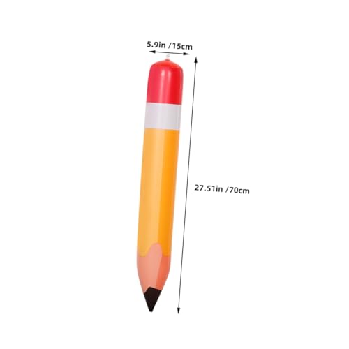 Yardenfun 7 Stück Aufblasbare PVC Bleistift Ballons Teiliges Jumbo in Farben Große Schulanfang Deko für Klassenzimmer Kreative Lebendige und Praktische Party Deko für Geburtstag von Yardenfun