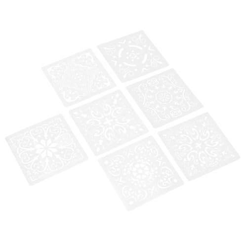 Yardenfun 7 Stück Mandala Schablonen Teilig Wiederverwendbare Filigrane Malvorlagen Kompakte DIY Wand und Möbel Schablonen Geeignet für Acrylmalerei Stoff Holz Leicht zu Reinigen und Yardenfun 7 Stück Mandala Schablonen Teilig Wiederverwendbare Filigrane Malvorlagen Kompakte DIY Wand und Möbel Schablonen Geeignet für Acrylmalerei Stoff Holz Leicht zu Reinigen und von Yardenfun