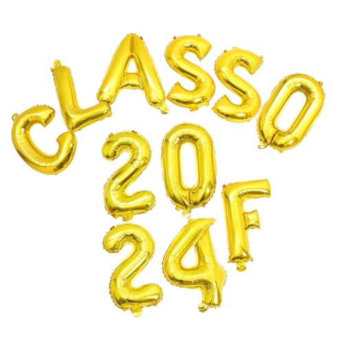 Yardenfun Abschluss Ballon Dekoration Set Glänzende Aluminiumfolie Luftballons Wiederverwendbar Helles Party Deko für Abschlussfeier Fenster und Wanddeko Passend für Familie und Restaurant Yardenfun Abschluss Ballon Dekoration Set Glänzende Aluminiumfolie Luftballons Wiederverwendbar Helles Party Deko für Abschlussfeier Fenster und Wanddeko Passend für Familie und Restaurant von Yardenfun