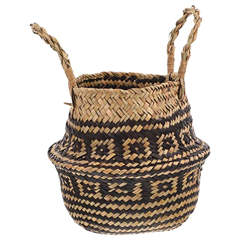Yardenfun Blumenkorb Geflochtene Körbe Pflanzkorb Tragbarer Korb Handkorb Runder Korb Kreativer Korb Blumentopfkorb Geflochtener Handgefertigter Korb Blumentopfhalter Für Zuhause Yardenfun Blumenkorb Geflochtene Körbe Pflanzkorb Tragbarer Korb Handkorb Runder Korb Kreativer Korb Blumentopfkorb Geflochtener Handgefertigter Korb Blumentopfhalter Für Zuhause von Yardenfun