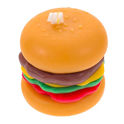 Yardenfun Burger Duftkerze Handgemachte Aromatherapie Kerze im Miniatur Design Kreative Dekoration für Geburtstagsfeiern Bringt Festliche und Süße Zuhause von Yardenfun