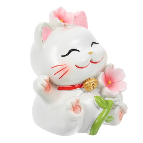 Yardenfun Dekorative Glückskatze Figur Resin Kreative Katze Tischdekoration Stabiler Handgefertigter Deko Ornament für Wohnzimmer und Büro Charmanter Glücksbringer für Zuhause Yardenfun Dekorative Glückskatze Figur Resin Kreative Katze Tischdekoration Stabiler Handgefertigter Deko Ornament für Wohnzimmer und Büro Charmanter Glücksbringer für Zuhause von Yardenfun
