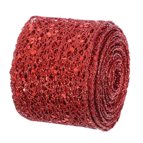 Yardenfun Dekoratives Mesh mit Drahtkante für Feiertagsdekoration Bastelprojekte und Boxverpackungen Breit Yards Yardenfun Dekoratives Mesh mit Drahtkante für Feiertagsdekoration Bastelprojekte und Boxverpackungen Breit Yards von Yardenfun