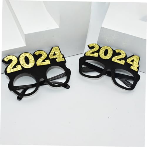 Yardenfun Digitale Partybrille Leichtes Langlebiges Brillengestell Lustiges Neujahrs und Abschlussfoto Requisit Für Silvester Abschlussfeier Festliche Anlässe von Yardenfun