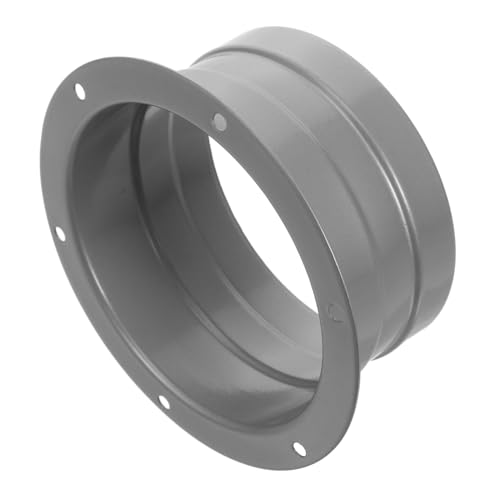 Yardenfun Flansch Luftventil Adapter für Industrielle Anwendungen Metallverbindung für Abluftrohre Einfache Installation Robustes Design Kompatibel mit Verschiedenen Ventilatoren und von Yardenfun