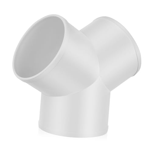 Yardenfun Förmiger PVC Kanalverbinder für Entlüftungsschläuche Einfache Installation Vielseitig Einsetzbar für Luftverteilung Glatte Innenfläche Yardenfun Förmiger PVC Kanalverbinder für Entlüftungsschläuche Einfache Installation Vielseitig Einsetzbar für Luftverteilung Glatte Innenfläche von Yardenfun
