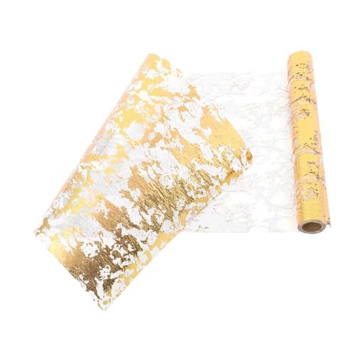 Yardenfun Gold Tischläufer Rolle Glitzernder Metallic Tischläufer aus Polyester Dekoration für Hochzeiten Weihnachten Geburtstagsfeiern Shower Yardenfun Gold Tischläufer Rolle Glitzernder Metallic Tischläufer aus Polyester Dekoration für Hochzeiten Weihnachten Geburtstagsfeiern Shower von Yardenfun