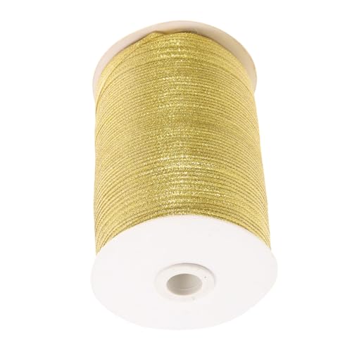 Yardenfun Goldfarbenes Geschenkband aus Cuttable Schleifenband Reißfestes Bastelband für Geschenke Dekorationen Hochzeit und Party Leichtes Vielseitiges Bastelzubehör von Yardenfun
