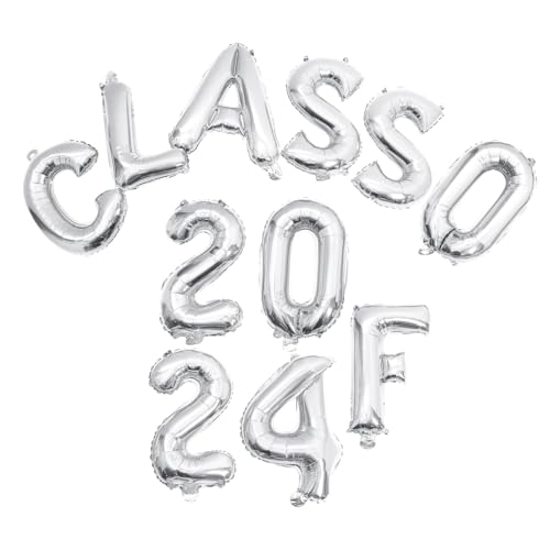 Yardenfun Graduation Party Ballon Set Silber Aluminium Class Of Dekoration Leicht Hängend Für Foto Kulisse Innen Außen Feier Yardenfun Graduation Party Ballon Set Silber Aluminium Class Of Dekoration Leicht Hängend Für Foto Kulisse Innen Außen Feier von Yardenfun