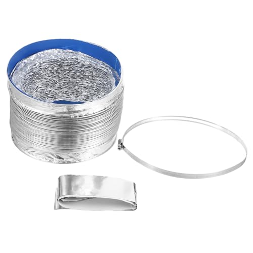 Yardenfun Hitzebeständiger Aluminium Folien Lüftungsschlauch Durchmesser Flexibler Abluft und Trockner Kanal Feuerfester Doppelschicht Schlauch für Hvac Badezimmer Gewächshaus und Grow Zelt Yardenfun Hitzebeständiger Aluminium Folien Lüftungsschlauch Durchmesser Flexibler Abluft und Trockner Kanal Feuerfester Doppelschicht Schlauch für Hvac Badezimmer Gewächshaus und Grow Zelt von Yardenfun