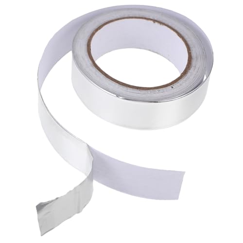Yardenfun Hitzebeständiges Aluminium Klebeband Selbstklebendes Aluminiumfolienband für Elektrische Reparatur Isolierung Abdichtung und Dampfsperre Hitzebeständig Vielseitig Einsetzbar Yardenfun Hitzebeständiges Aluminium Klebeband Selbstklebendes Aluminiumfolienband für Elektrische Reparatur Isolierung Abdichtung und Dampfsperre Hitzebeständig Vielseitig Einsetzbar von Yardenfun