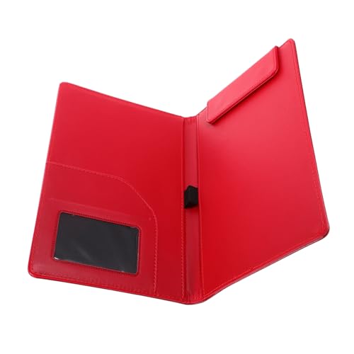 Yardenfun Klemmbrett mit Magnetverschluss Rotes Schreibbrett und Dokumentenhalter für Büro Gastronomie Schule Vielseitiges Clipboard für Menüs Rechnungen und Papiere Yardenfun Klemmbrett mit Magnetverschluss Rotes Schreibbrett und Dokumentenhalter für Büro Gastronomie Schule Vielseitiges Clipboard für Menüs Rechnungen und Papiere von Yardenfun