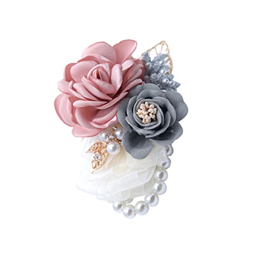 Yardenfun Künstliche Blütenarmband Für Brautjungfern Hochzeitsarmband Mit Perlen Und Teerosen Champagnerfarbe Elegante Handgestecke Für Hochzeit Abschlussball Und Partys Yardenfun Künstliche Blütenarmband Für Brautjungfern Hochzeitsarmband Mit Perlen Und Teerosen Champagnerfarbe Elegante Handgestecke Für Hochzeit Abschlussball Und Partys von Yardenfun