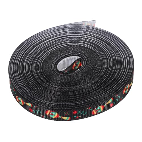 Yardenfun Mexikanisches Cinco De Mayo Geschenkband aus Polyester Yards Breit DIY Bastelband mit Festlichem Muster für Geschenkverpackungen Tisch und Partydekoration von Yardenfun