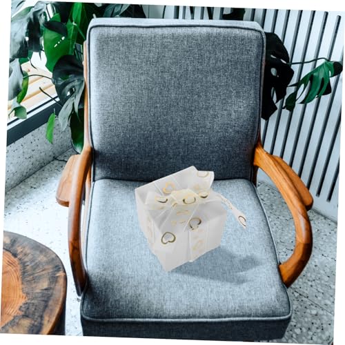 Yardenfun Multifunktionales Geschenkband aus Elfenbeinfarbenem Chiffon mit Goldener Prägung Breit Lang Strapazierfähig und Glatt für Geschenkverpackungen Basteln und Partydekoration Yardenfun Multifunktionales Geschenkband aus Elfenbeinfarbenem Chiffon mit Goldener Prägung Breit Lang Strapazierfähig und Glatt für Geschenkverpackungen Basteln und Partydekoration von Yardenfun