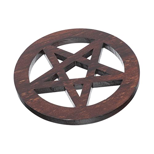 Yardenfun Pentagramm Altarplatte Wicca Dekoration Ritualobjekt Handgefertigtes Pentakel Ornament Zufällige Farbe Altar Zubehör Für Spirituelle Zeremonien Yardenfun Pentagramm Altarplatte Wicca Dekoration Ritualobjekt Handgefertigtes Pentakel Ornament Zufällige Farbe Altar Zubehör Für Spirituelle Zeremonien von Yardenfun