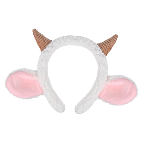 Yardenfun Plüsch Schaf Ohren Haarreif mit Hörnern Kuscheliges Tier Stirnband für Erwachsene Bequemes Material Niedliches DIY Haaraccessoire für Foto Requisiten Party und Festtags Dekoration Yardenfun Plüsch Schaf Ohren Haarreif mit Hörnern Kuscheliges Tier Stirnband für Erwachsene Bequemes Material Niedliches DIY Haaraccessoire für Foto Requisiten Party und Festtags Dekoration von Yardenfun