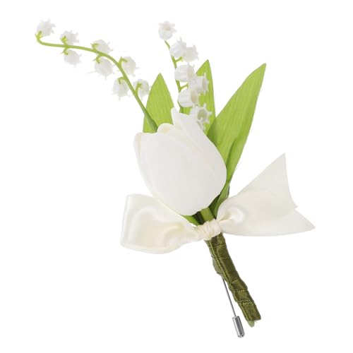 Yardenfun Realistisches Boutonniere-Design für Hochzeitsanstecker für Bräutigam und Brautjungfern Yardenfun Realistisches Boutonniere-Design für Hochzeitsanstecker für Bräutigam und Brautjungfern von Yardenfun