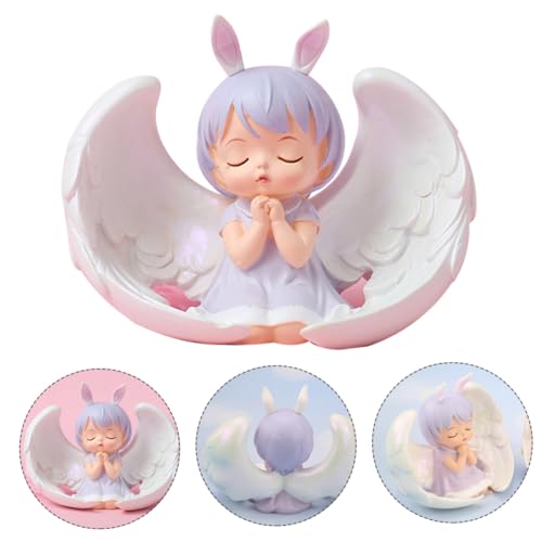 Yardenfun Resin Praying Angel Cake Ornament Feine Modellfigur Auto und Wohnkultur Cartoon Design Niedliche Handgefertigte Deko Für Geburtstagsfeiern Und Alltag Yardenfun Resin Praying Angel Cake Ornament Feine Modellfigur Auto und Wohnkultur Cartoon Design Niedliche Handgefertigte Deko Für Geburtstagsfeiern Und Alltag von Yardenfun