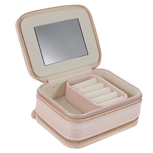 Yardenfun Schmuckkasten mit Großer Kapazität Doppelschichtige Schmuckaufbewahrung für Ringe Ohrringe Schmuckschatulle mit Reißverschluss Nude für Reisen Zuhause Yardenfun Schmuckkasten mit Großer Kapazität Doppelschichtige Schmuckaufbewahrung für Ringe Ohrringe Schmuckschatulle mit Reißverschluss Nude für Reisen Zuhause von Yardenfun