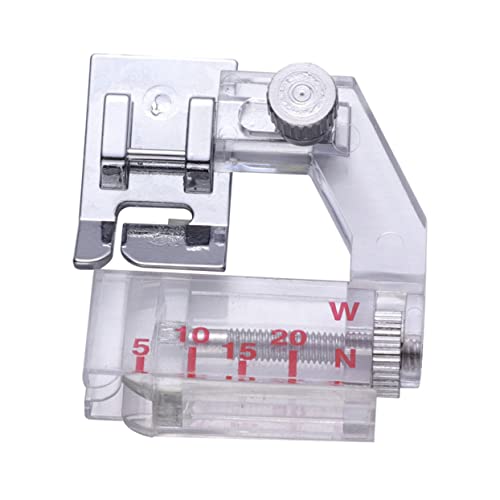 Yardenfun Verstellbarer Schrägband Nähfuß für Haushaltsnähmaschinen Bias Binder Tape Binding Foot Nähmaschinen Zubehör für Präzises Nähen und Einfache Anwendung Yardenfun Verstellbarer Schrägband Nähfuß für Haushaltsnähmaschinen Bias Binder Tape Binding Foot Nähmaschinen Zubehör für Präzises Nähen und Einfache Anwendung von Yardenfun