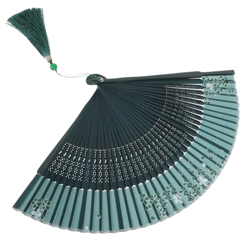 Yardenfun Vintage Chinesischer Fächer aus Faltbarer Handfächer mit Blumenmuster für Tanz Hochzeit Party Robuste Struktur und Design Sommerreisen und Fotografie Yardenfun Vintage Chinesischer Fächer aus Faltbarer Handfächer mit Blumenmuster für Tanz Hochzeit Party Robuste Struktur und Design Sommerreisen und Fotografie von Yardenfun